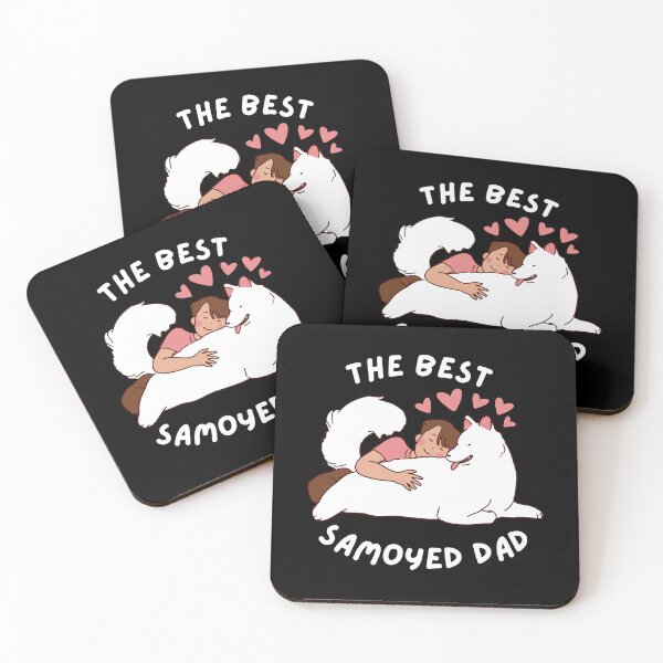 Item preview, The Best Samoyed Dad designed and sold by MadeByBeata.