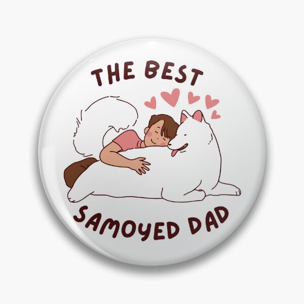Item preview, The Best Samoyed Dad I designed and sold by MadeByBeata.