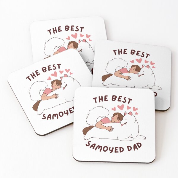 Item preview, The Best Samoyed Dad I designed and sold by MadeByBeata.