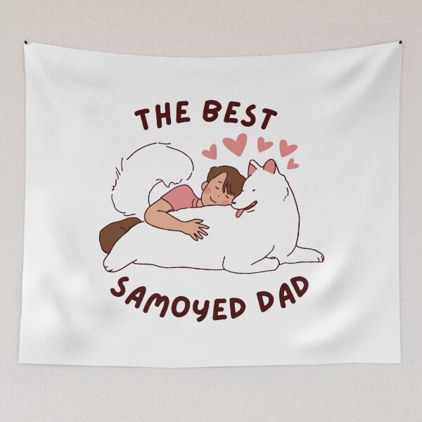 Item preview, The Best Samoyed Dad I designed and sold by MadeByBeata.