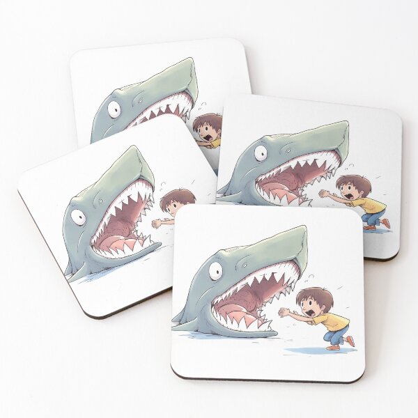 Item preview, Shark Attack Cartoon designed and sold by CartoonTshirts1.