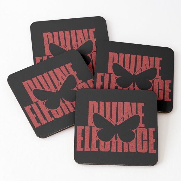 Item preview, Divine Elegance Typography and Butterfly Silhouette designed and sold by Alahchin Art.