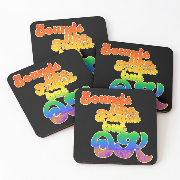 Item preview, Sounds Like Fraud But Ok Rainbow Design designed and sold by danielliamgill.