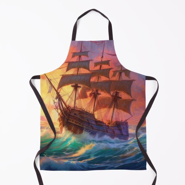 Item preview, Sail Ship on a Stormy Ocean designed and sold by LilyBell6.