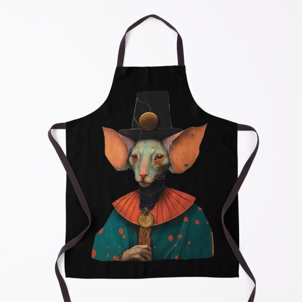 Item preview, Colorful magical Peterbald Cat in Hat designed and sold by bellabitis.