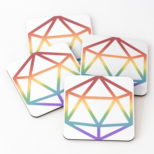 Item preview, Gay Pride D20 designed and sold by MikaMurha.
