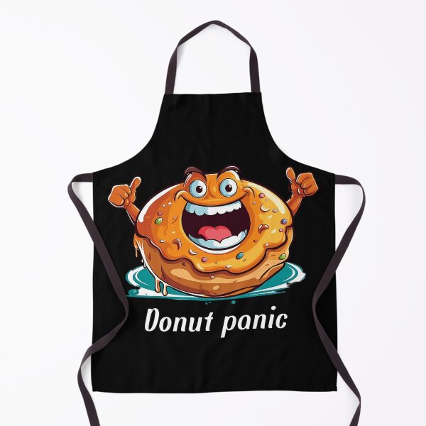 Item preview, Cartoon-style Donut - "Donut Panic" designed and sold by SADStyleDesigns.