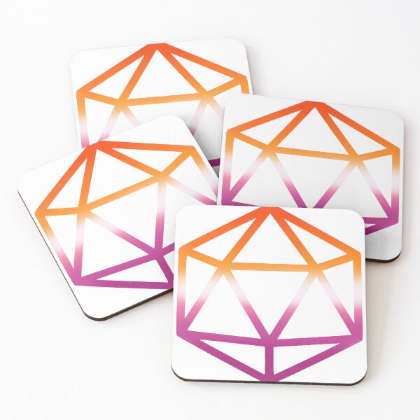 Item preview, Lesbian Pride D20 designed and sold by MikaMurha.
