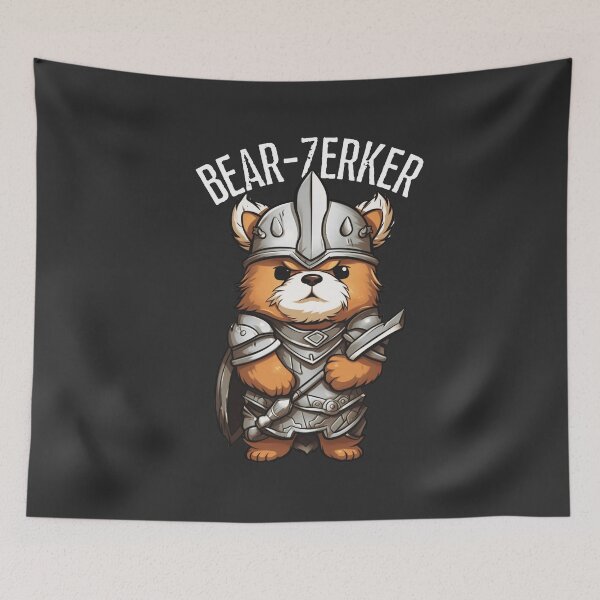 Item preview, Bear-zerker - the Adorable Power of the Cute Bear designed and sold by KamilMalinowski.