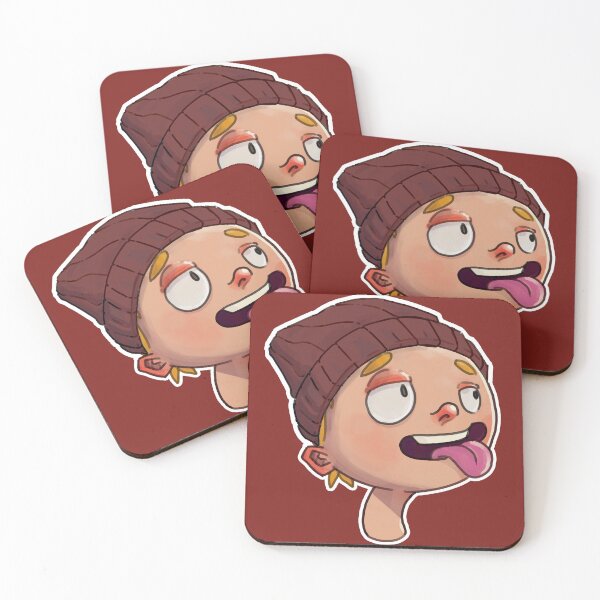 Item preview, Red Hat Cartoon Guy With Tongue Out designed and sold by HyperAtom.