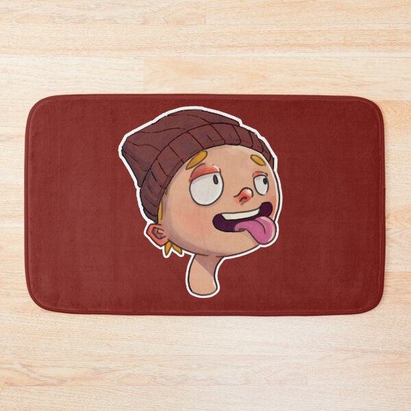 Item preview, Red Hat Cartoon Guy With Tongue Out designed and sold by HyperAtom.