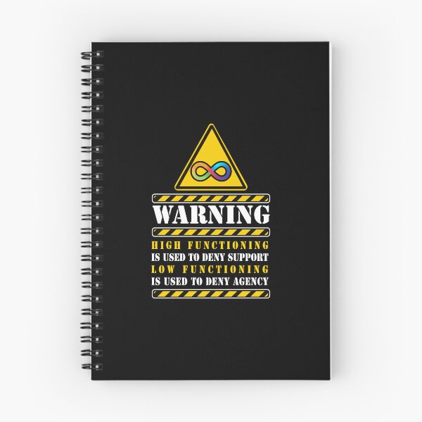 Item preview, Warning High functioning is used to deny support low functioning is used to deny agency designed and sold by remerasnerdas.