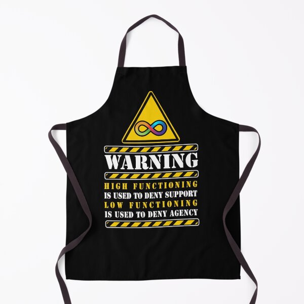 Item preview, Warning High functioning is used to deny support low functioning is used to deny agency designed and sold by remerasnerdas.