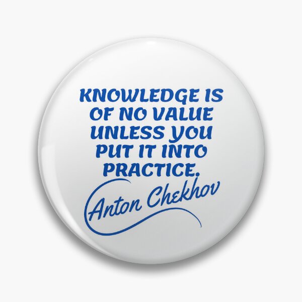 Item preview, Anton Chekhov Quotes - Knowledge 2 designed and sold by Writer Quotes.
