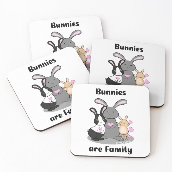 Item preview, Bunnies are Family! designed and sold by Cutieful Critters.