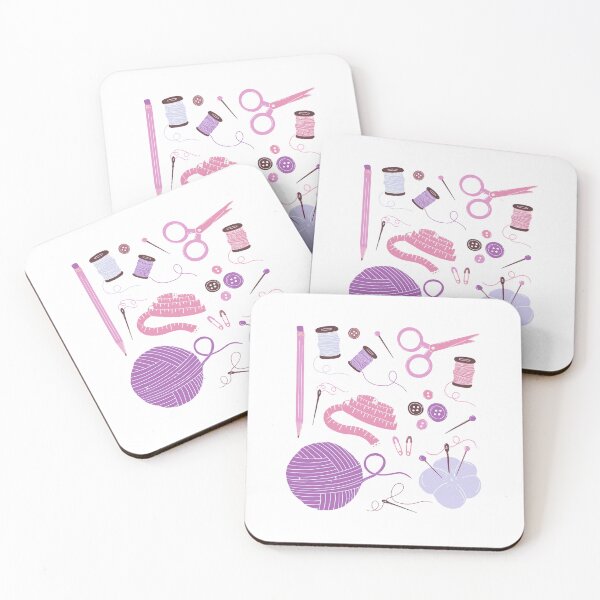 Item preview, Mending - Purples + Pinks designed and sold by Leah Nicole Designs.