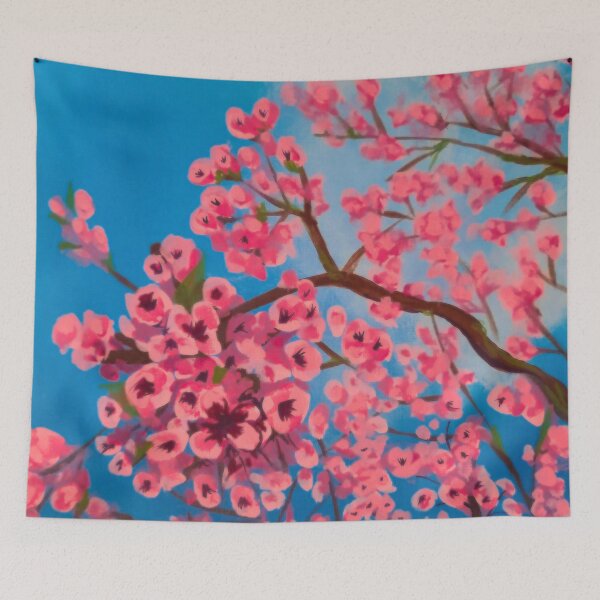 Item preview, Cherry Blossom Tree Acrylic Painting designed and sold by BethanyLoraine.