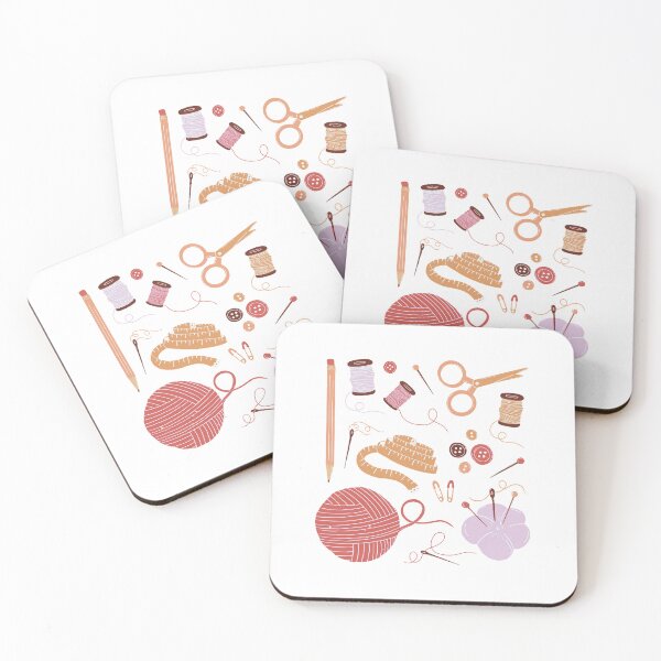 Item preview, Mending - Oranges + Pinks designed and sold by Leah Nicole Designs.