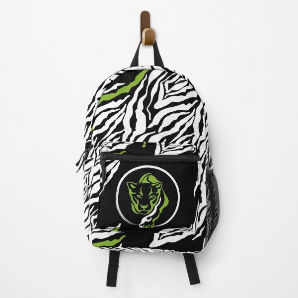 GOWILD Seamless Zebra-Panther / Cougar Design Variante - black Rucksack