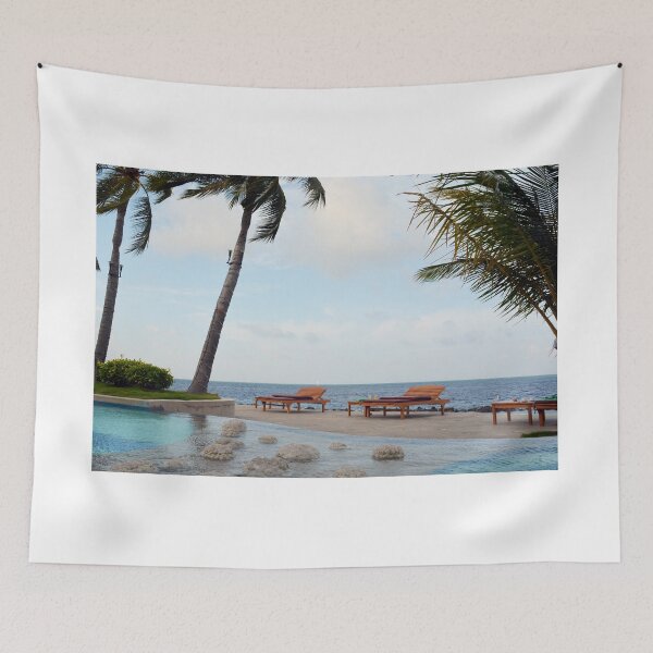 Item preview, Lounge chairs at the swimming pool in Maldives designed and sold by oanaunciuleanu.