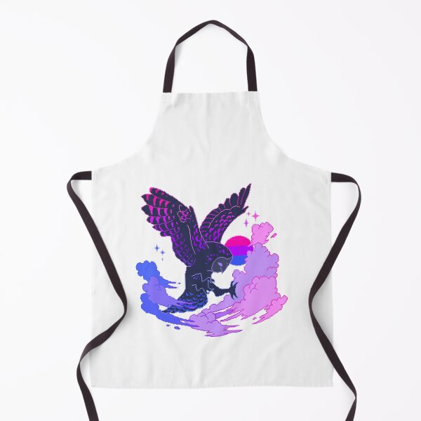 Item preview, Bisexual Flag LGBT Pride Owl Pixel Art designed and sold by OceanicScribble.