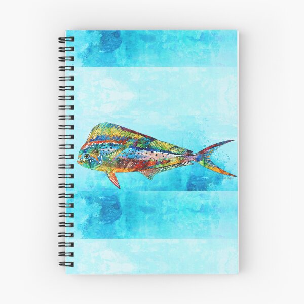 Item preview, Colorful Dolphin Fish Art Fishy Beach Fun designed and sold by Sharon Cummings Art.