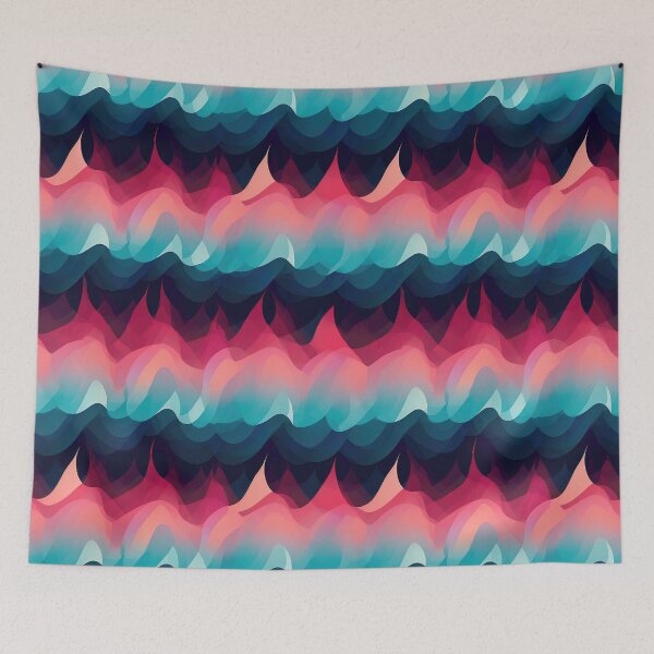 Item preview, Mystic Haze: Embrace the Enchanting Blurry Lines Pattern! designed and sold by SpicyGraphicArt.