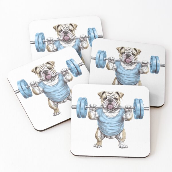 Item preview, Dog Lifting A Barbell designed and sold by Print-Frenzyy.