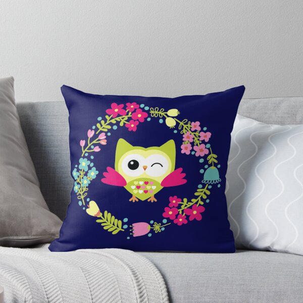 Item preview, OWL WREATH designed and sold by MSKreations.