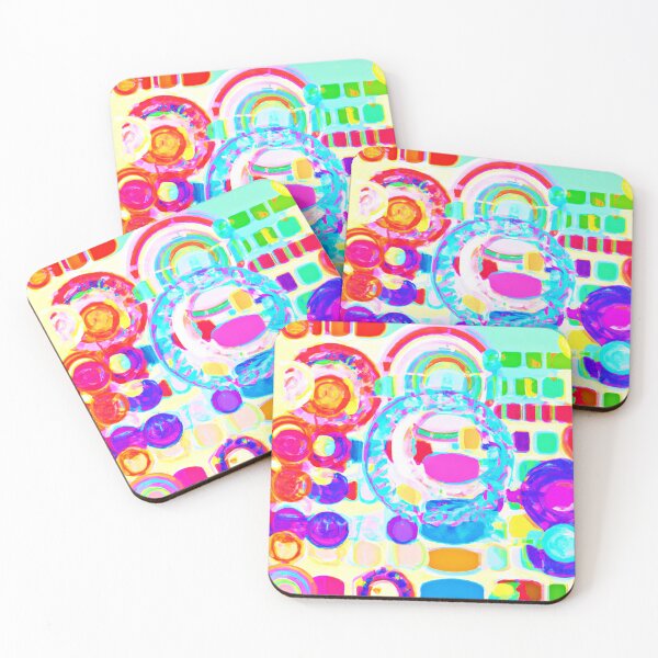 Item preview, Vibrant Colors Random Pattern designed and sold by Health And Fitness Posts e-Store.