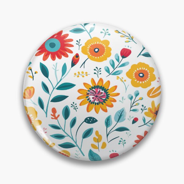 Artikelvorschau, Muster mit bunten Blumen entworfen und verkauft von ColorDesign38.