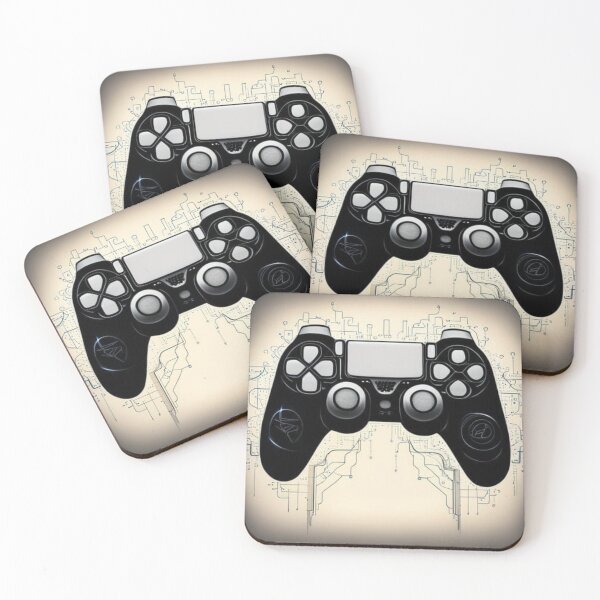 Item preview, Playstation Controller Gray and Black designed and sold by DreamOfMorpheus.