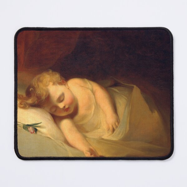 Item preview, Child Asleep (The Rosebud) | Thomas Sully | 1841 American Art designed and sold by CJET.