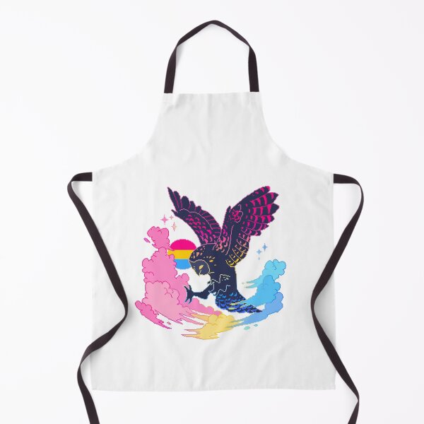 Item preview, Pansexual Flag LGBT Pride Owl Pixel Art designed and sold by OceanicScribble.