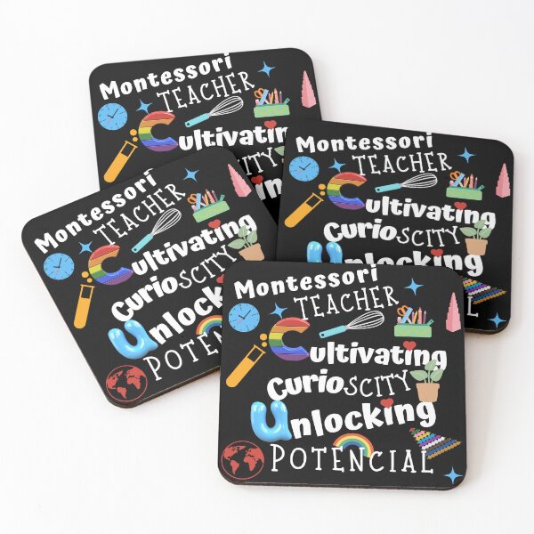 Item preview, Curiosity Cultivator, Potential Unleasher, Mind Shaper, Potential Pioneer, Exploration Guide, Montessori Teacher designed and sold by TeyMank.