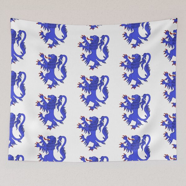Item preview, Lion Rampant Azure designed and sold by Azure Lion Productions.