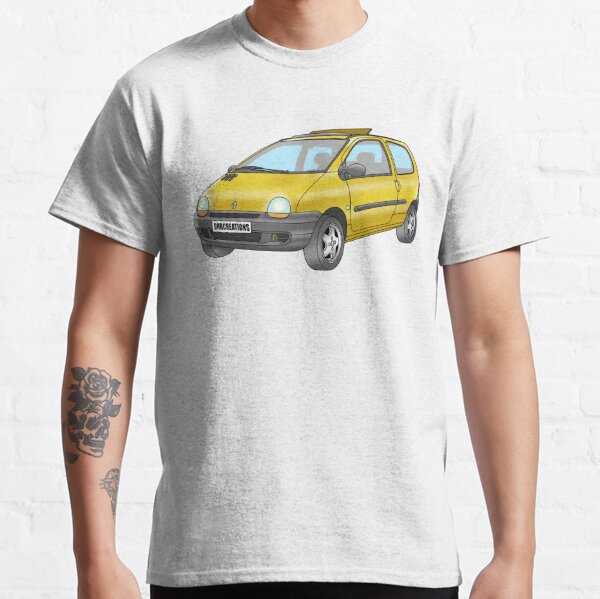Twingo yellow! French car lover! Mk1! Fun design! Art Board Print
