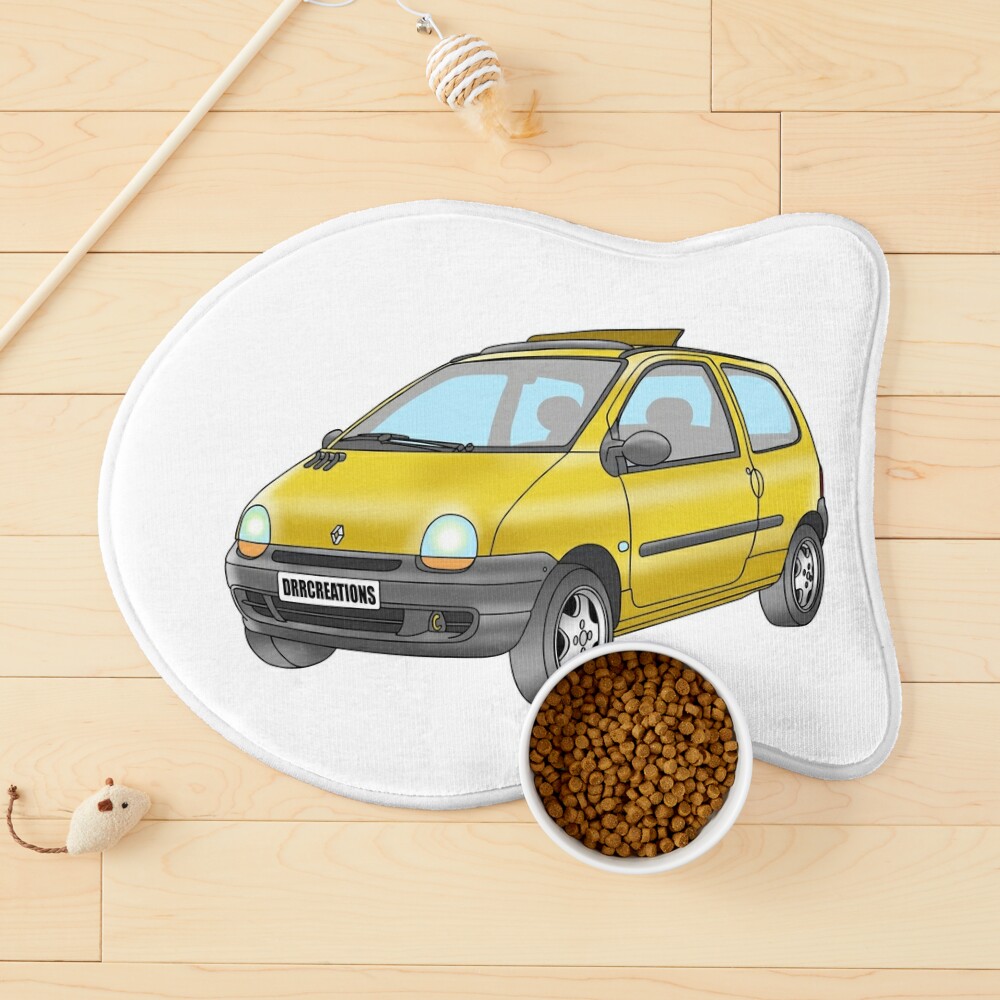Twingo yellow! French car lover! Mk1! Fun design! Art Board Print