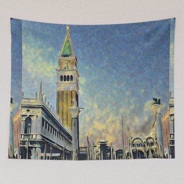 Item preview, ARRIVING IN SAN MARCOS SQUARE designed and sold by ArtbyRolleen.