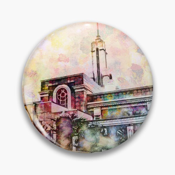 Item preview, Mount Timpanogos Utah LDS Temple - Ink and Watercolor designed and sold by melodyrosemedia.