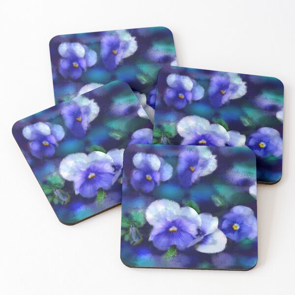 Item preview, Lavender Blue Pansies designed and sold by oceanlady65.