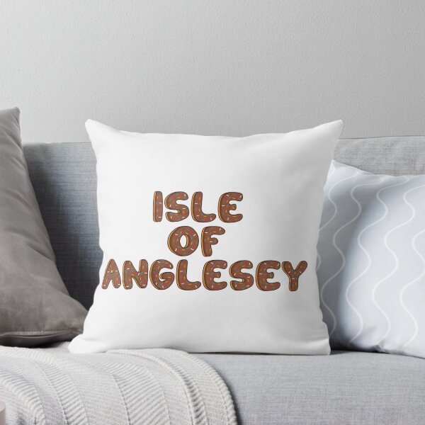 Item preview, counties of Isle of Anglesey text Shaped Like Chocolate Donuts  designed and sold by DonutsWords.