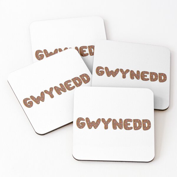 Item preview, counties of Gwynedd text Shaped Like Chocolate Donuts  designed and sold by DonutsWords.