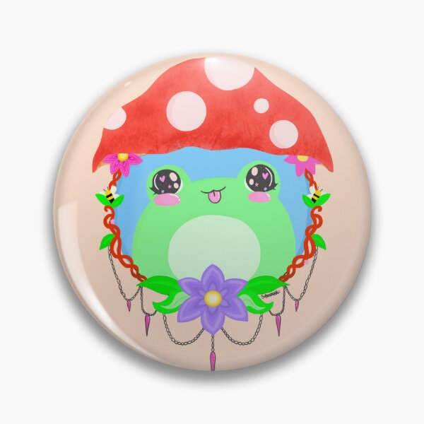 Artikelvorschau, Kawaii Froggy Froschkranz entworfen und verkauft von Naturefaedesign.