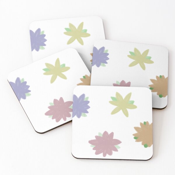 Item preview, colorful chalk flowers pack designed and sold by fiestyginger314.