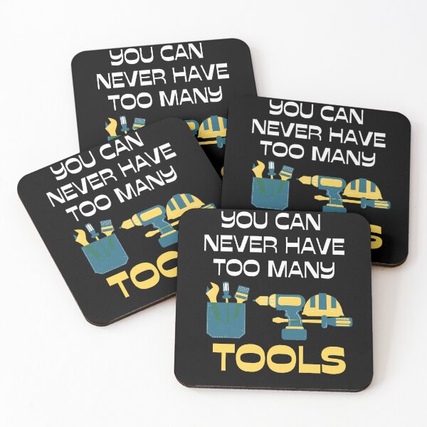 Item preview, Funny You Can Never Have Too Many Tools Handyman Worker designed and sold by MagicSD Designs.