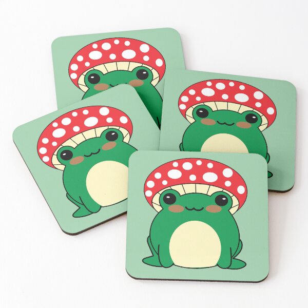 Item preview, Kawaii Mushroom Frog designed and sold by SunMoonMilk.