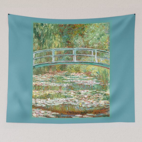 Item preview, Monet's Bridge Over Waterlilies designed and sold by KathteeDesign.