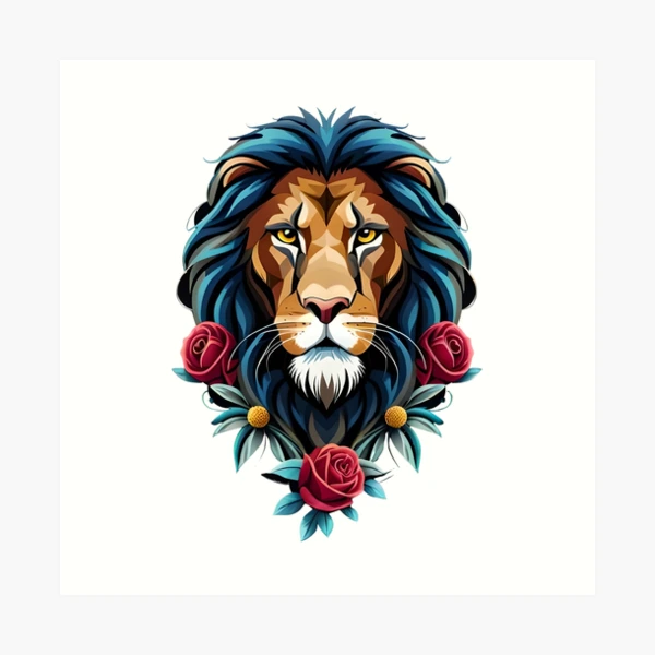 Lion Tattoo - FAKE TATTOOS – Fake Tattoos