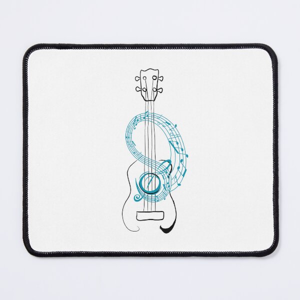 Item preview, Ukulele with sheet music designed and sold by piesdesignart.